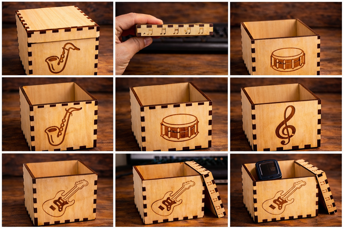 Caja Artesanal Musical Arrelàser