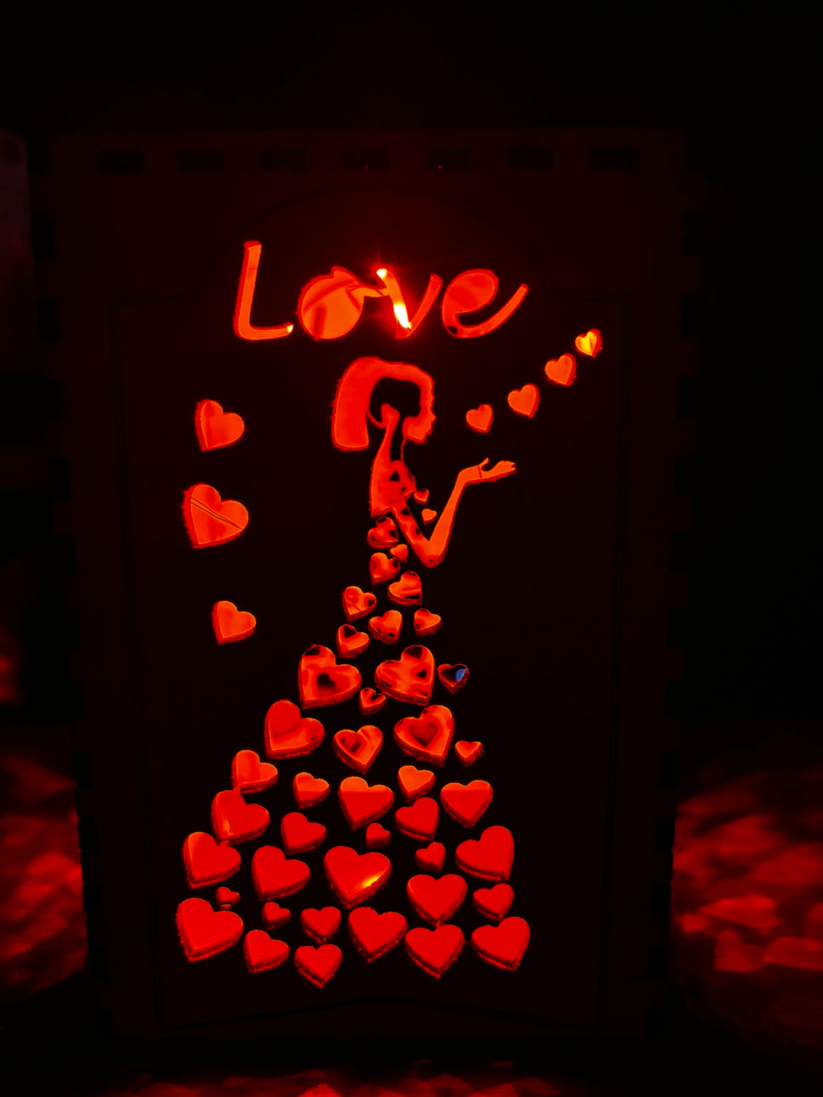 Lámpara USB/STecho Love 10x15 cm
