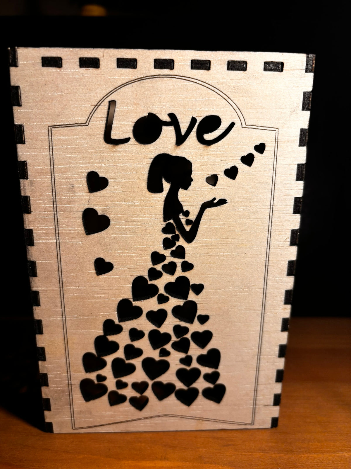 Lámpara USB/STecho Love 10x15 cm